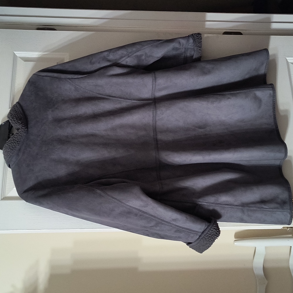 Denim & Company Suede Coat - Picture 5 of 6